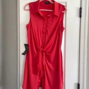 Bebe lined shirt dress